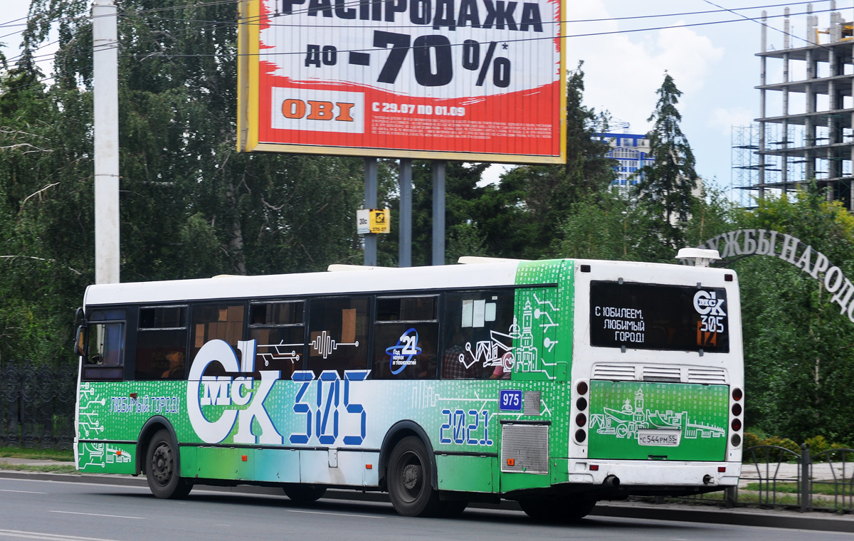Omsk region, LiAZ-5256.53 Nr. 975