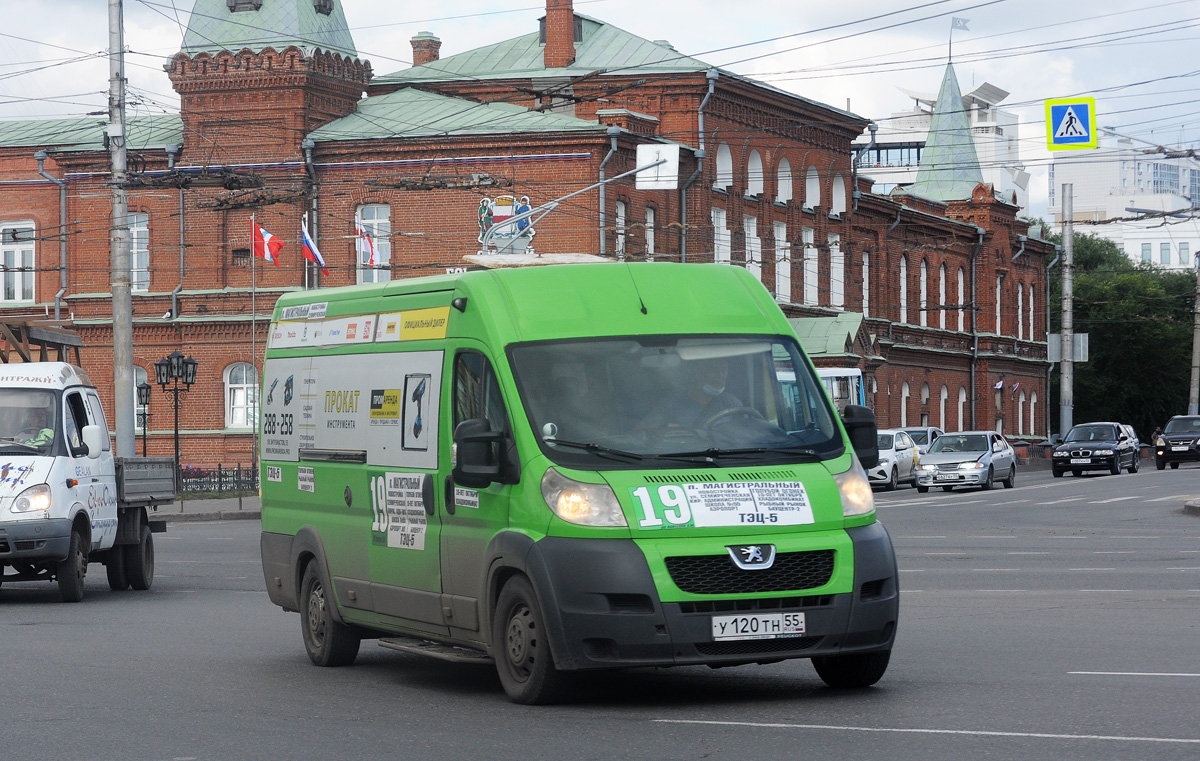 Омская область, Нижегородец-2227SK (Peugeot Boxer) № У 120 ТН 55