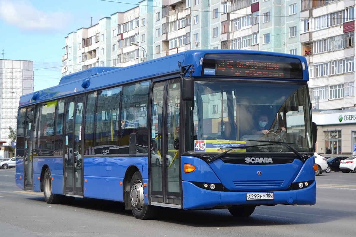 Ханты-Мансийский АО, Scania OmniLink II (Скания-Питер) № А 292 НМ 186