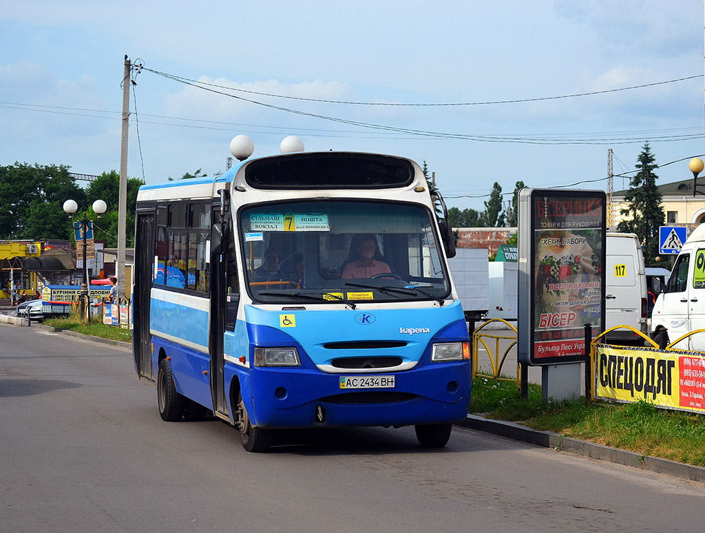 Волынская область, Kapena Thesi City № AC 2434 BH