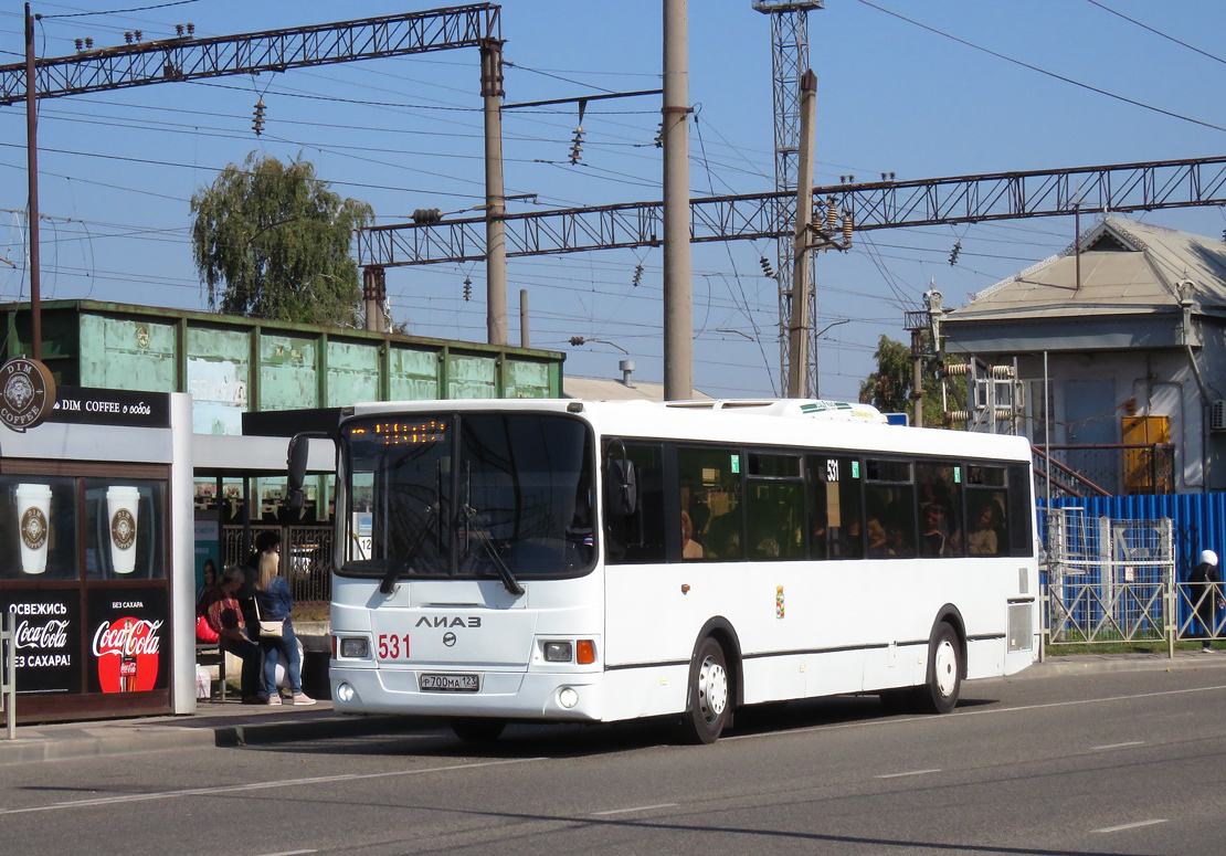 Krasnodar region, LiAZ-5293.60 Nr. 531