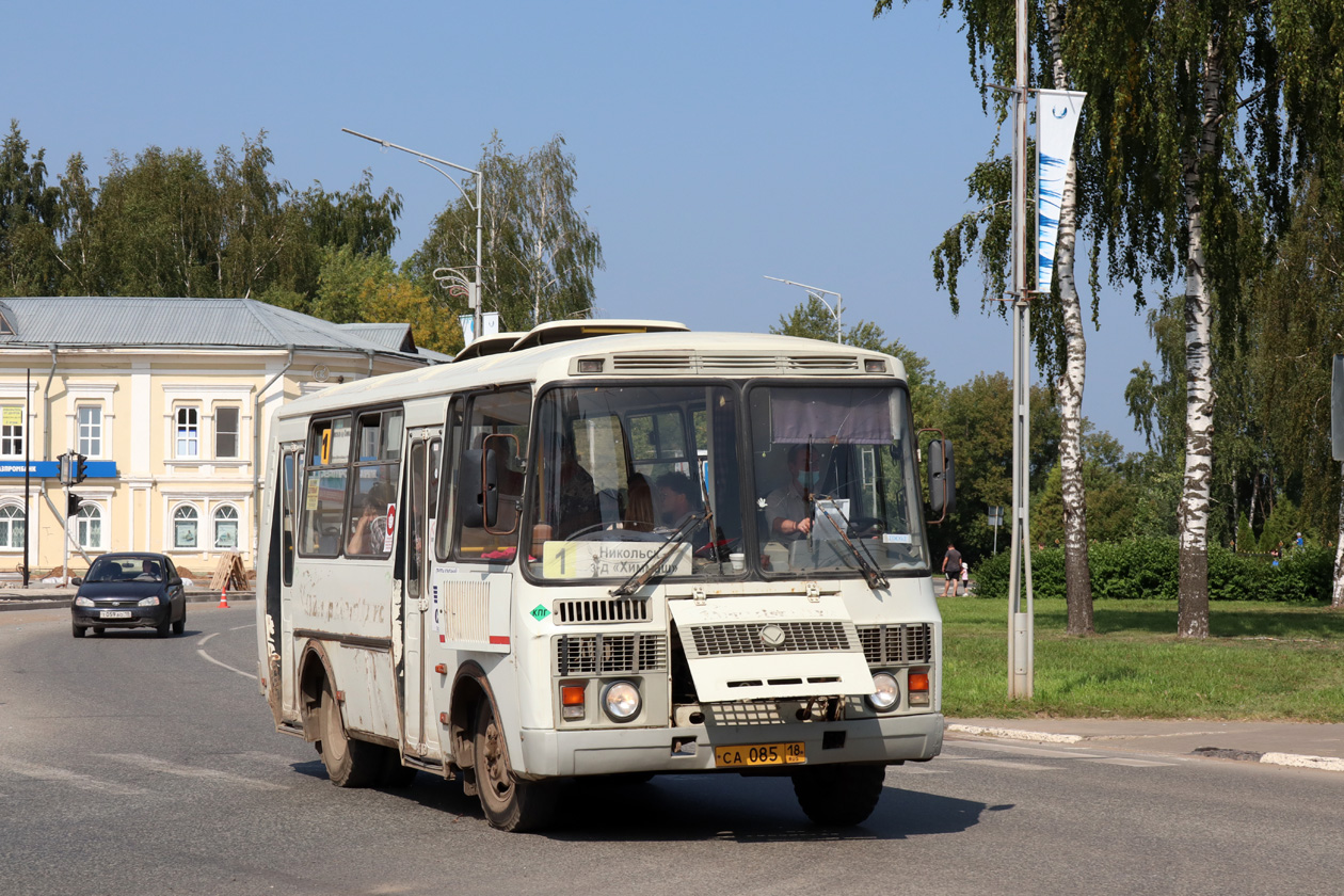 Удмуртия, ПАЗ-32054 № СА 085 18