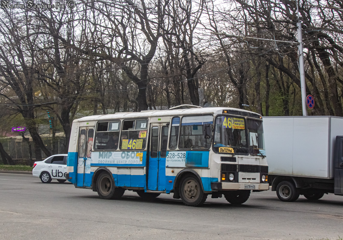 Ставропольский край, ПАЗ-32051 № В 678 РМ 26