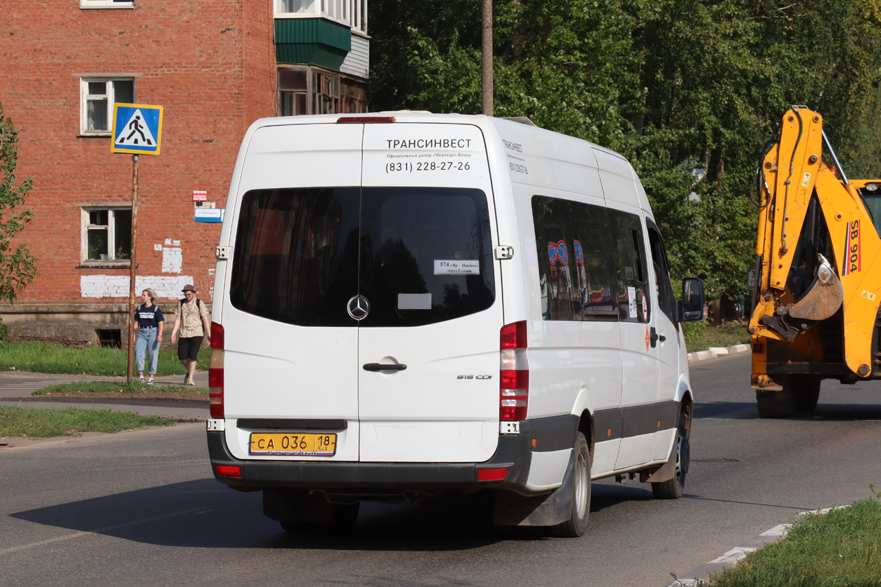 Удмуртия, Луидор-22360C (MB Sprinter) № СА 036 18