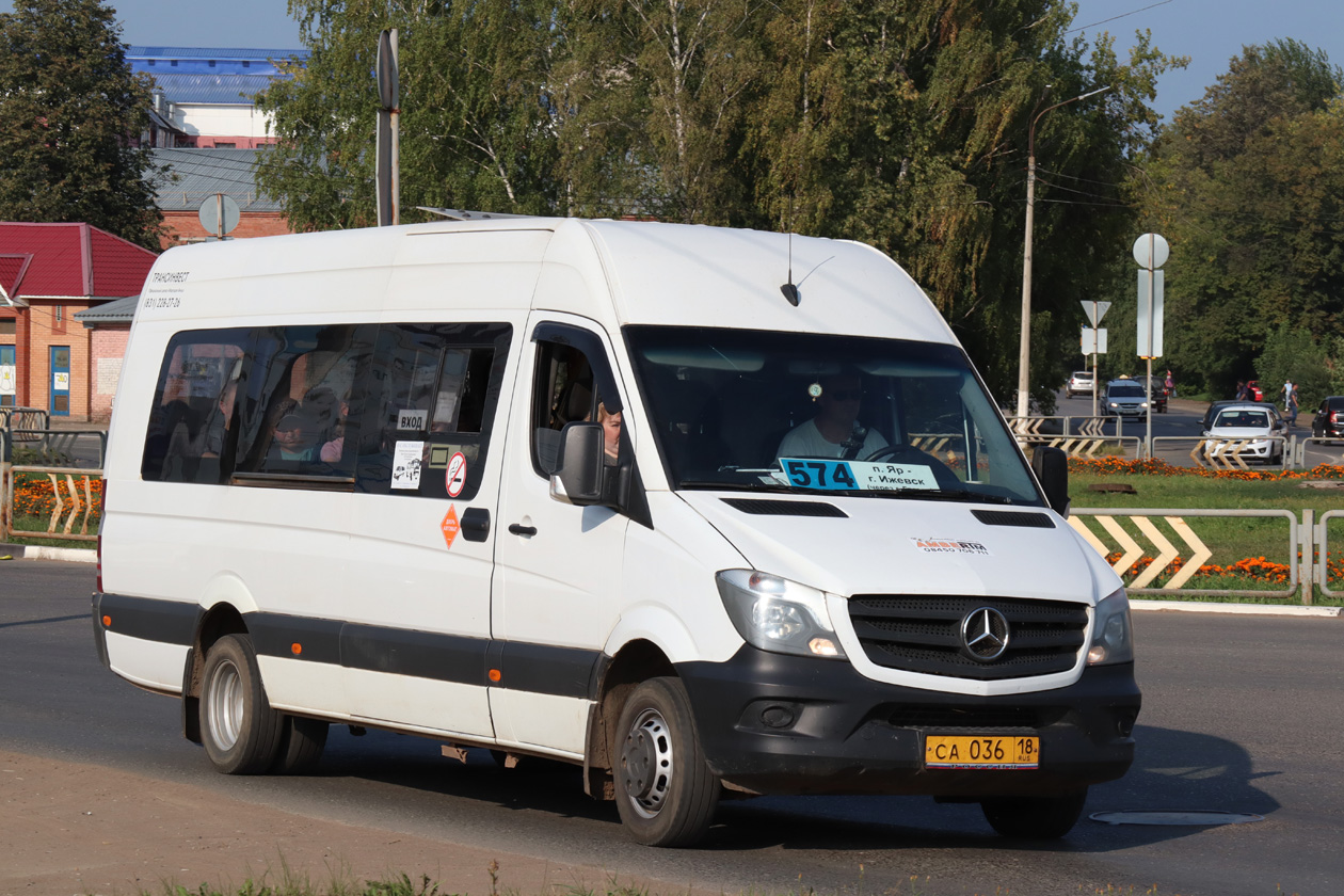 Удмуртия, Луидор-22360C (MB Sprinter) № СА 036 18