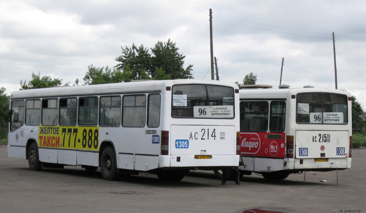 Омская область, Mercedes-Benz O345 № 1305