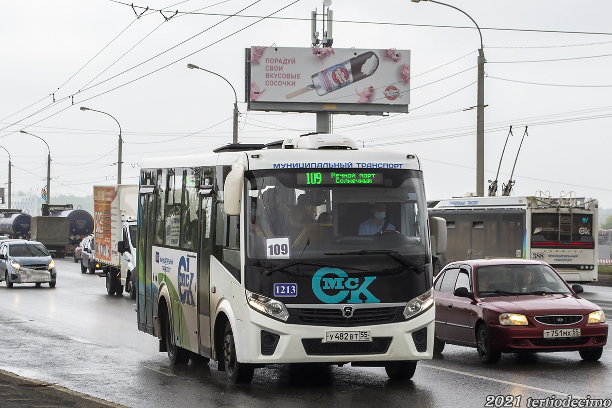 Omsk region, PAZ-320435-04 "Vector Next" # 1213