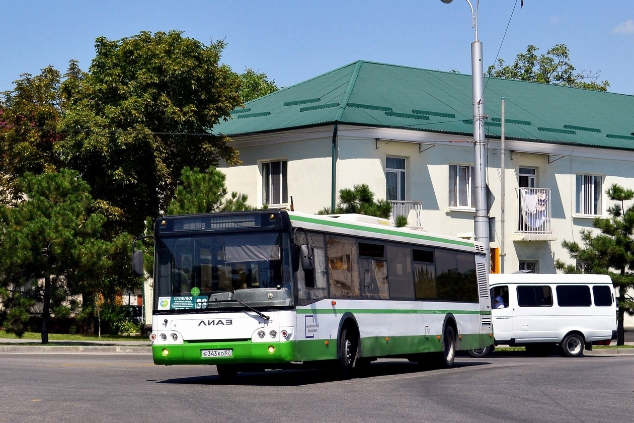 Кабардино-Балкария, ЛиАЗ-5292.22 (2-2-2) № Е 343 КО 07