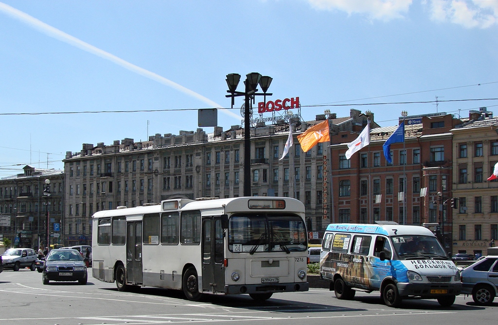 Санкт-Петербург, MAN 192 SL200 № 7276; Санкт-Петербург, ГАЗ-322131 (X78) № 1050