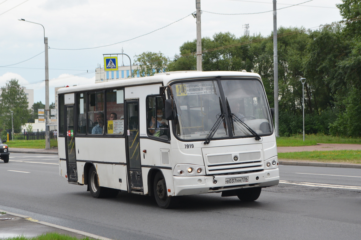 Санкт-Петербург, ПАЗ-320402-05 № 7919