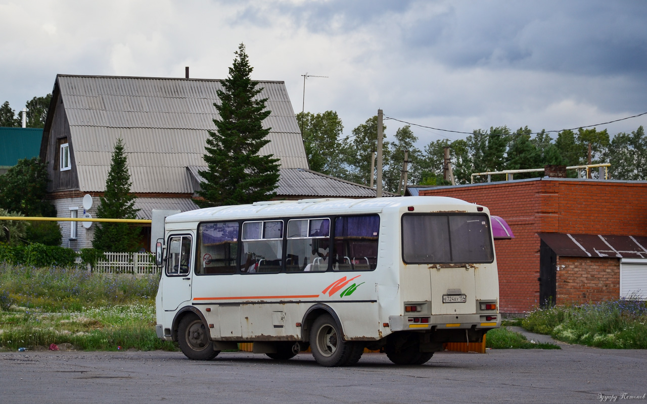 Новосибирская область, ПАЗ-32054 № Е 724 АУ 154