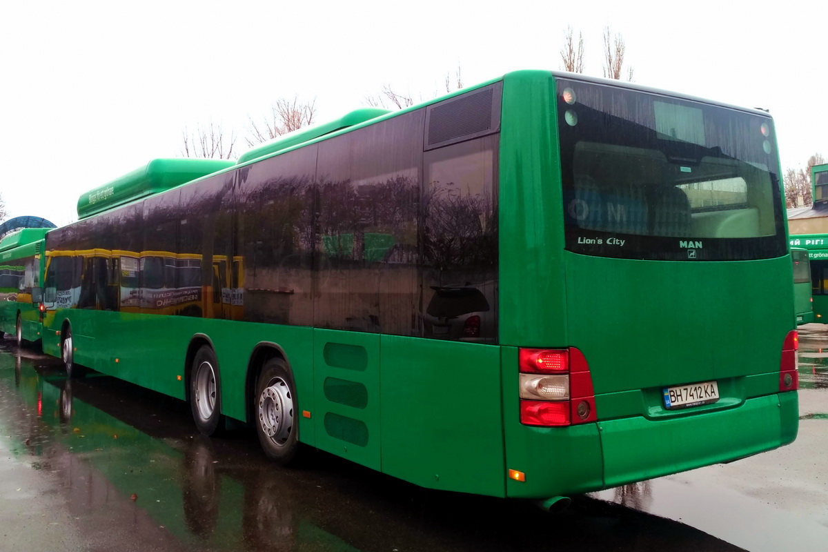 Одесская область, MAN A26 Lion's City LL NL313-15 CNG № BH 7412 KA