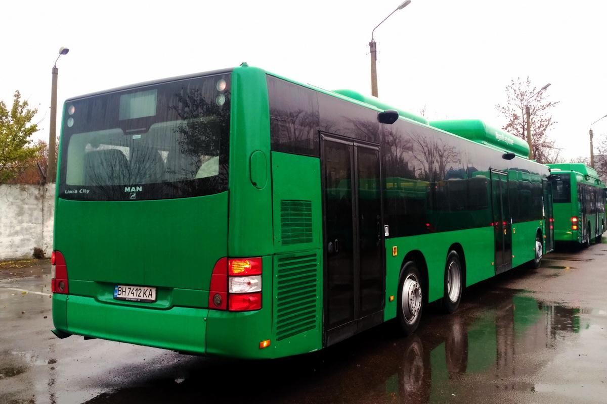 Одесская область, MAN A26 Lion's City LL NL313-15 CNG № BH 7412 KA