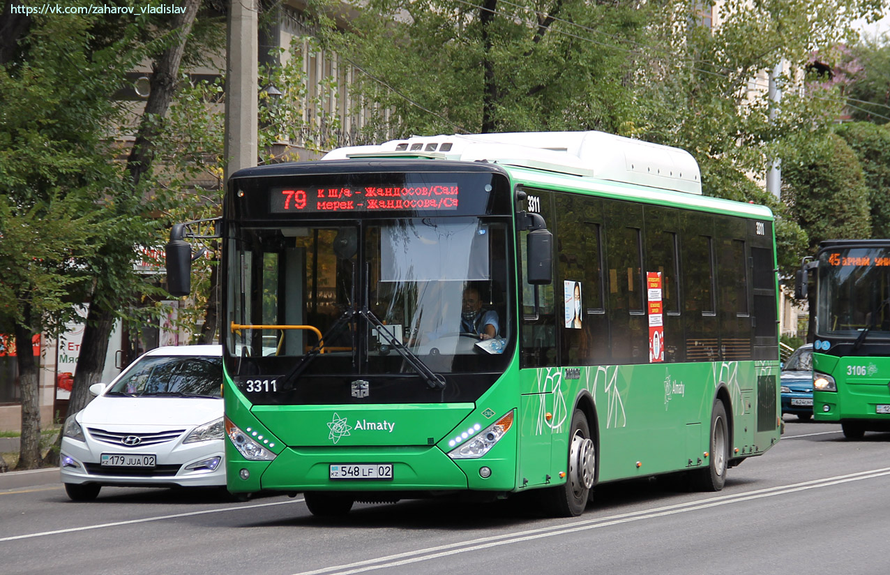 Алматы, Zhong Tong LCK6125HGAN № 3311