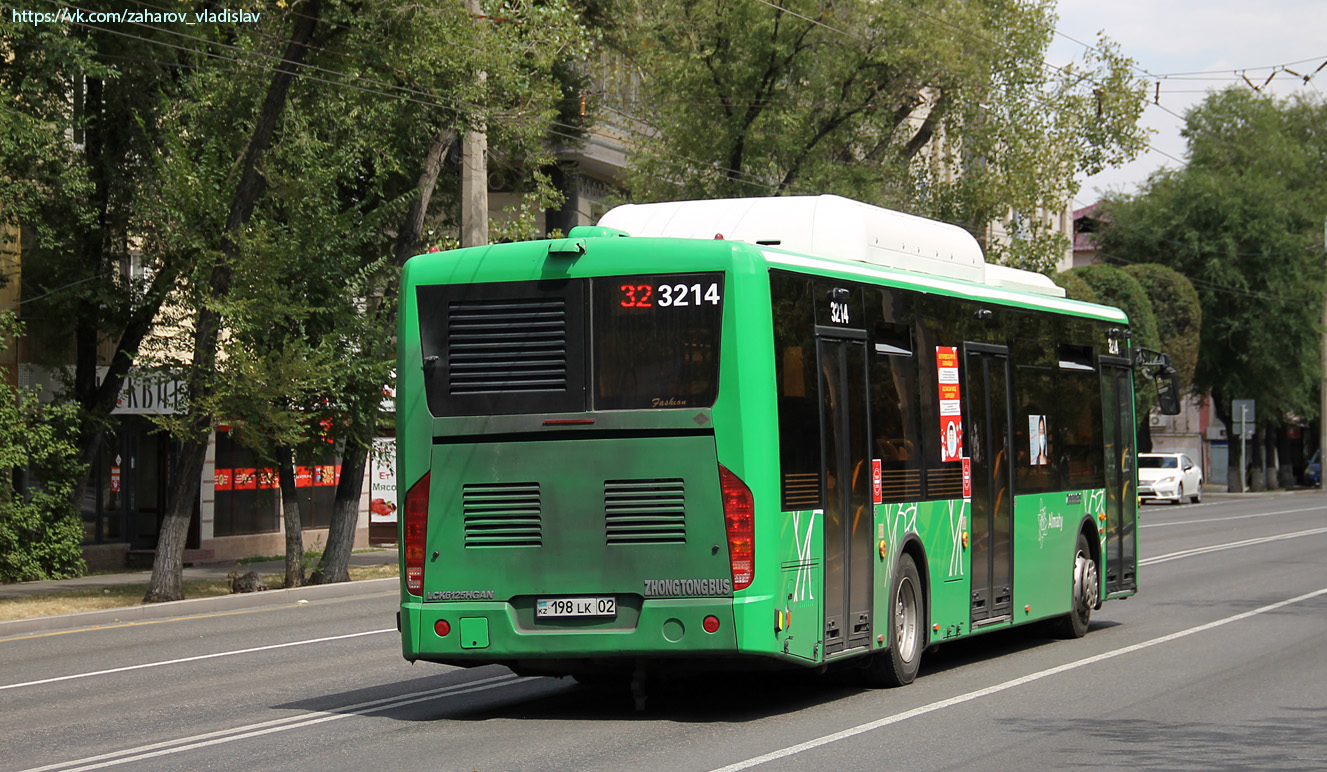 Алматы, Zhong Tong LCK6125HGAN № 3214