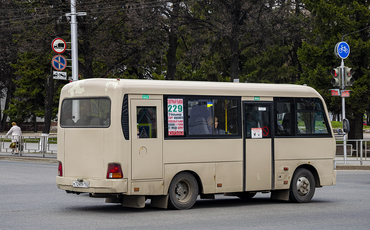 Башкортостан, Hyundai County SWB C08 (РЗГА) № К 724 ТР 102