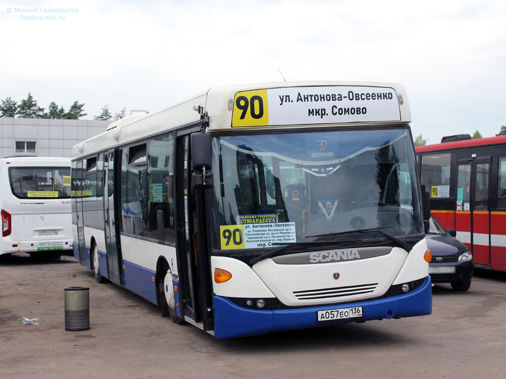 Воронежская область, Scania OmniLink II (Скания-Питер) № А 057 ЕО 136