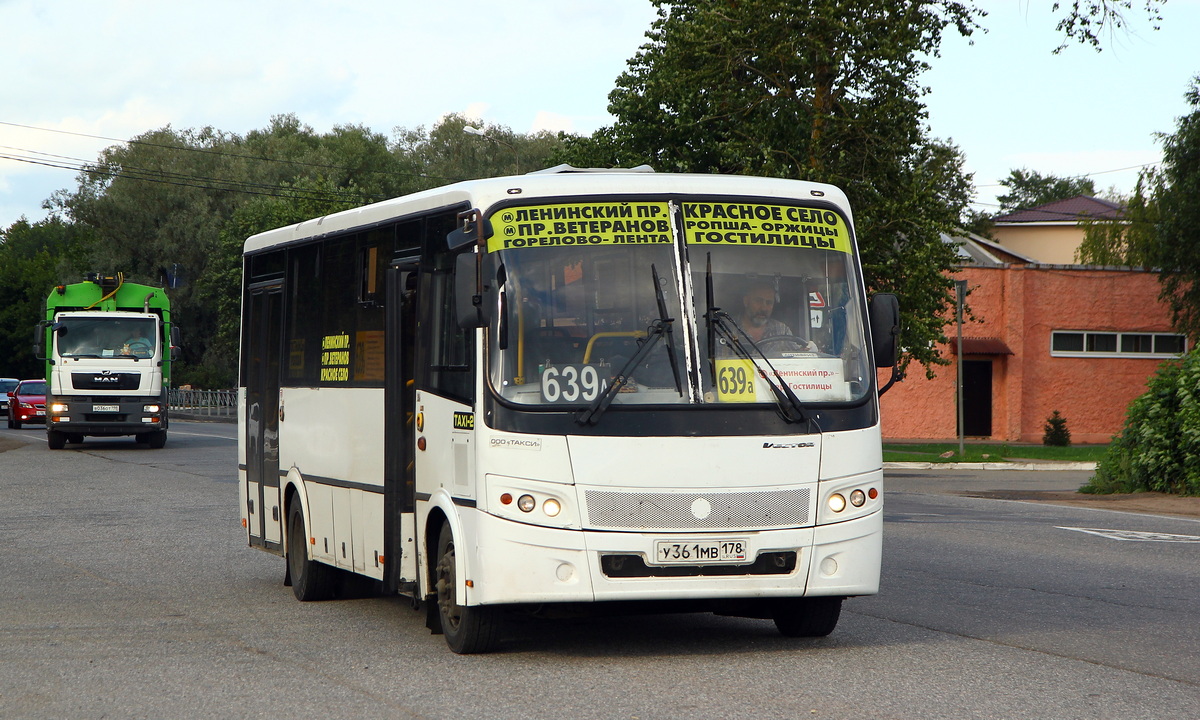 Санкт-Петербург, ПАЗ-320414-05 "Вектор" (1-2) № У 361 МВ 178