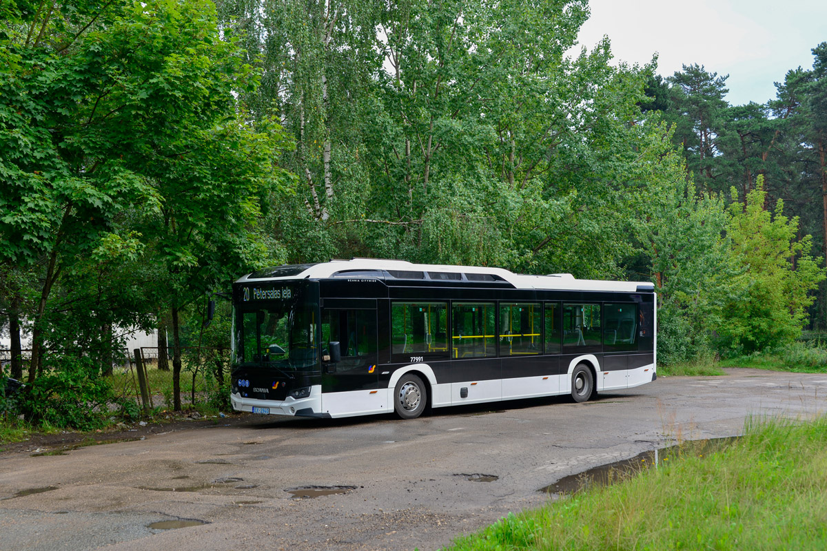 Латвия, Scania Citywide BEV № 77991