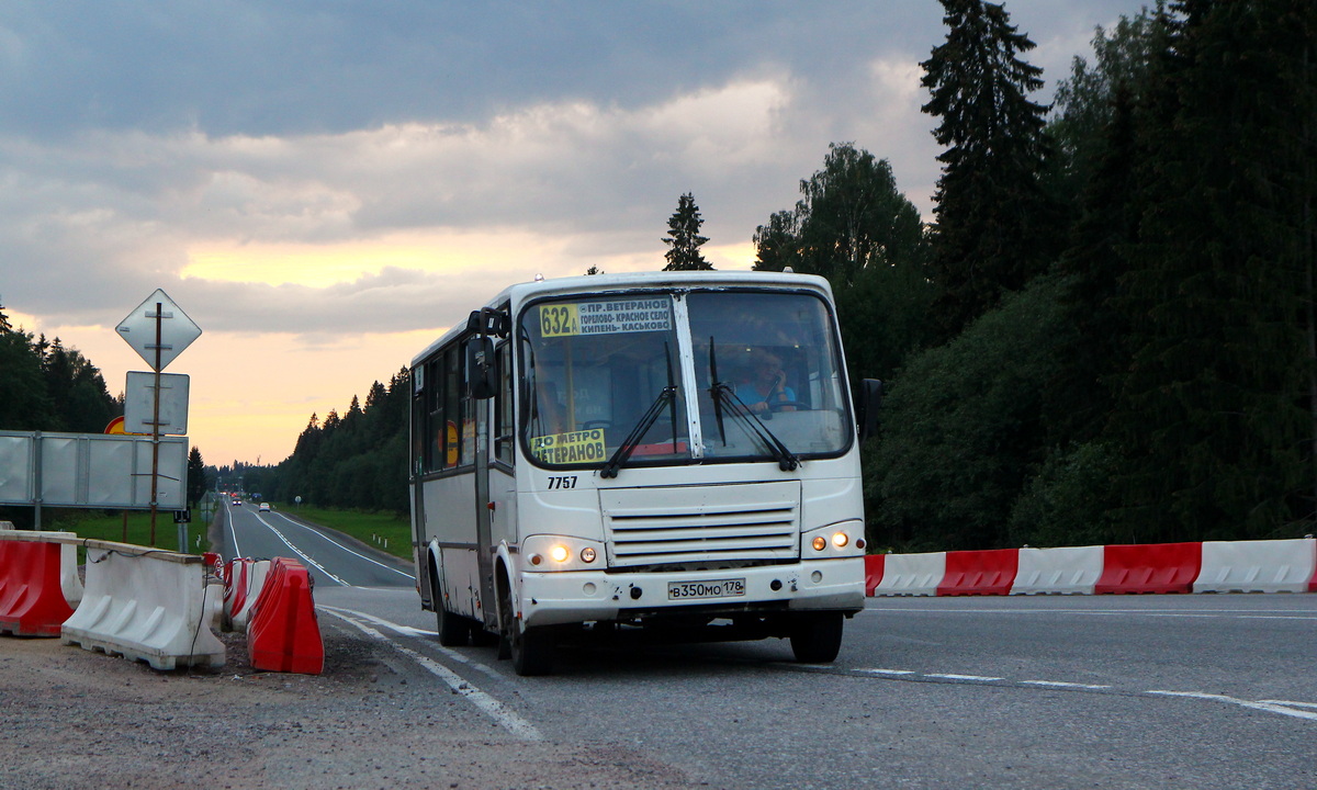 Санкт-Петербург, ПАЗ-320412-05 № 7757