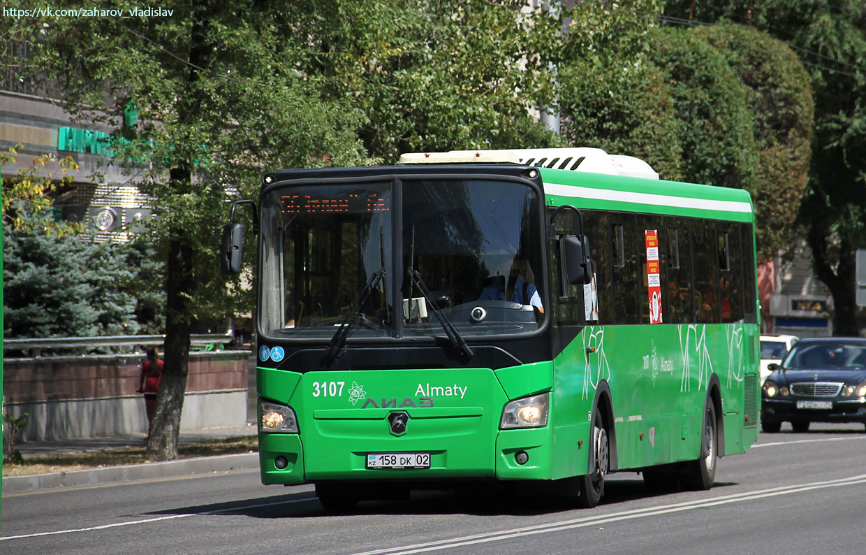 Almaty, LiAZ-5293.60 Nr. 3107