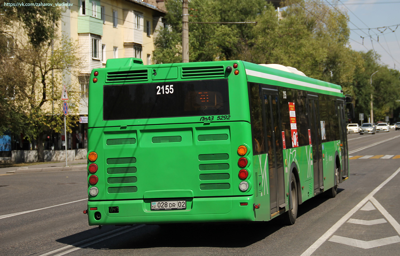 Almaty, LiAZ-5292.65 № 2155