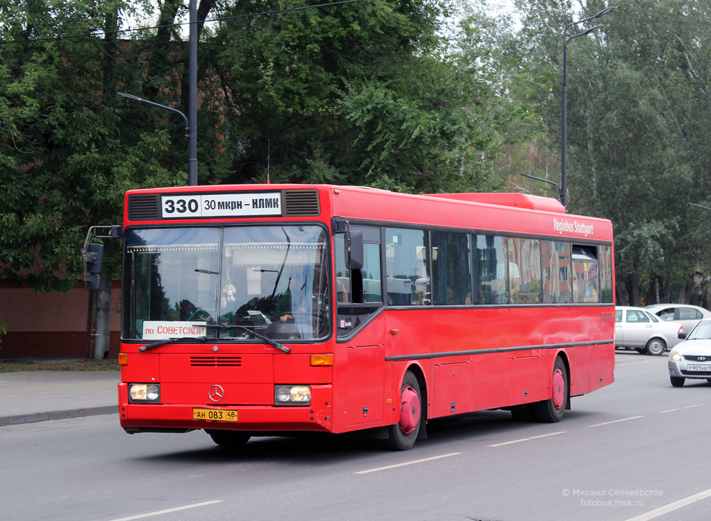 Lipetsk region, Mercedes-Benz O405 # АН 083 48