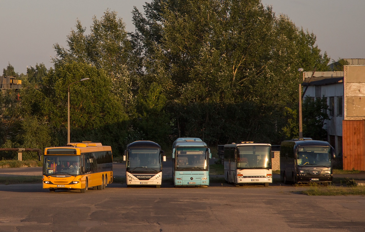 Латвия — Автобусные парки и территории предприятий; Латвия — Разные фотографии