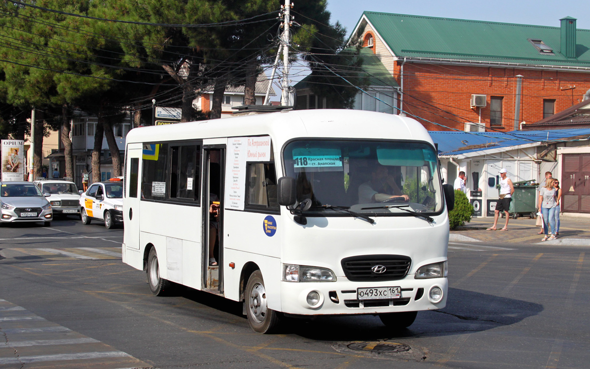 Краснодарский край, Hyundai County LWB C11 (ТагАЗ) № О 493 ХС 161