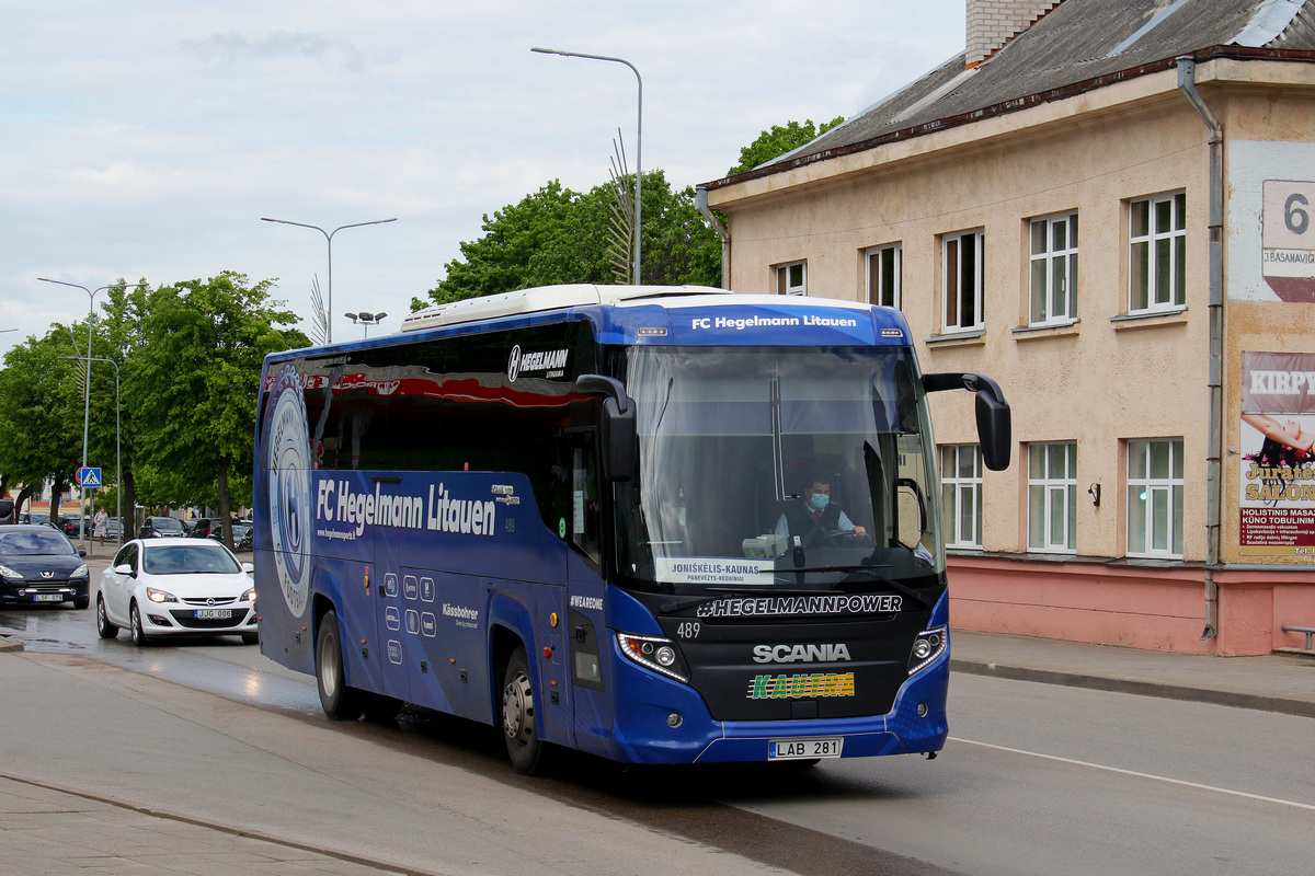 Литва, Scania Touring HD 12.0 № 489