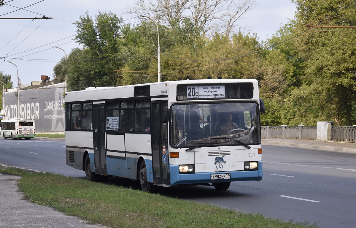 Vladimir region, Mercedes-Benz O405 # Т 982 НХ 33