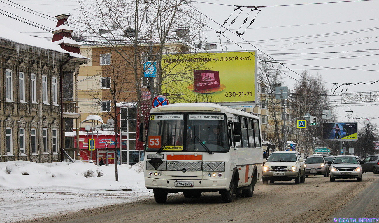 Томская область, ПАЗ-32054 № Е 784 ЕВ 70