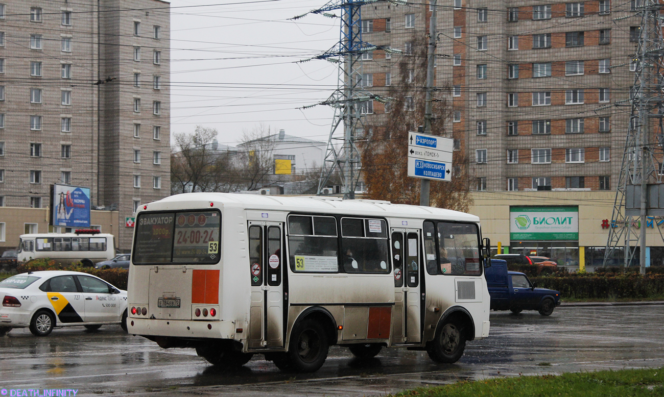 Томская область, ПАЗ-32054 № Е 784 ЕВ 70