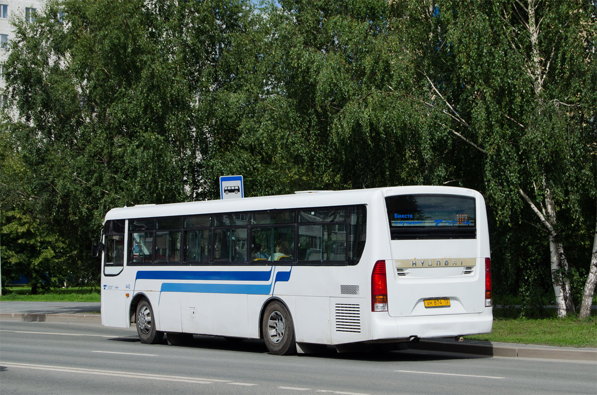 Тюменская область, Hyundai New Super AeroCity 1F/L № 443