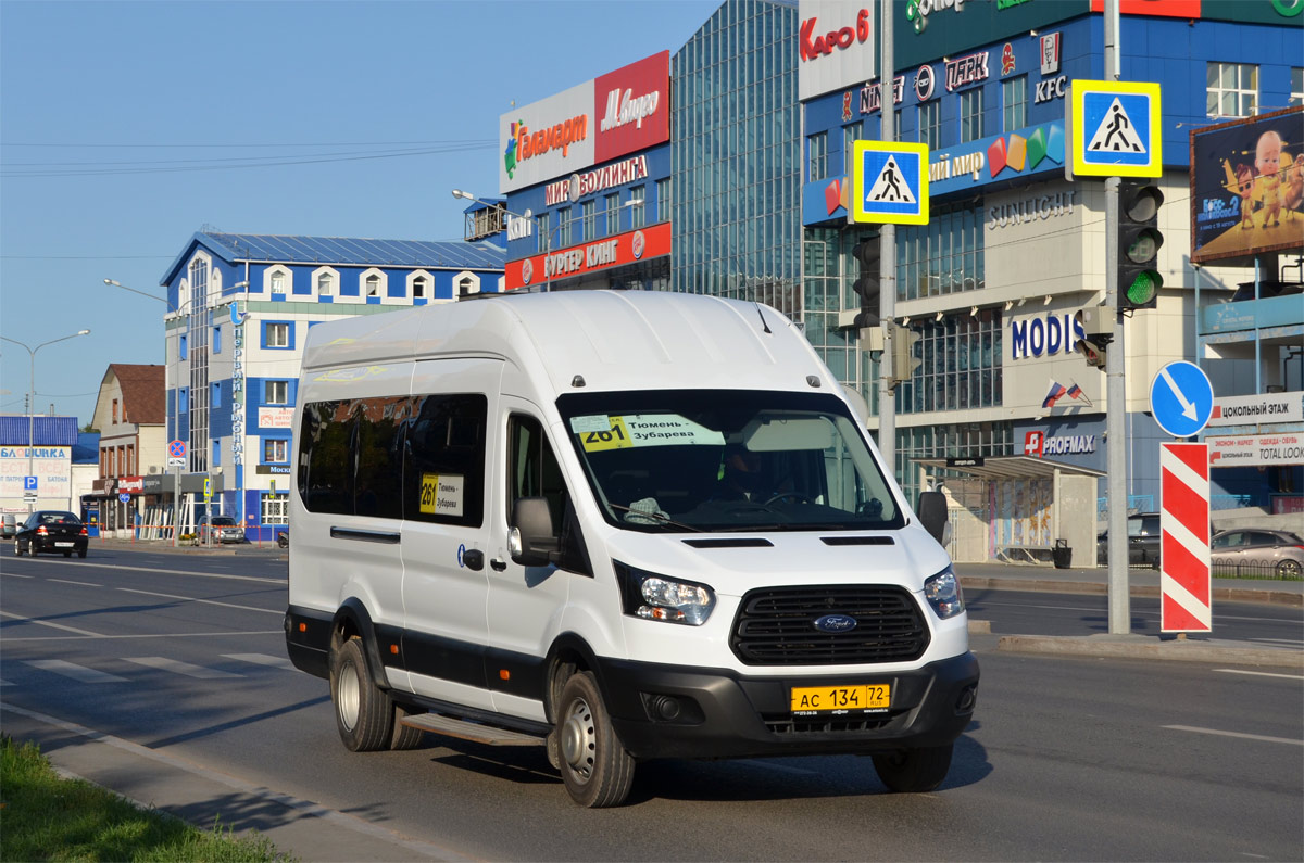 Тюменская область, Ford Transit FBD [RUS] (X2F.ESG.) № АС 134 72