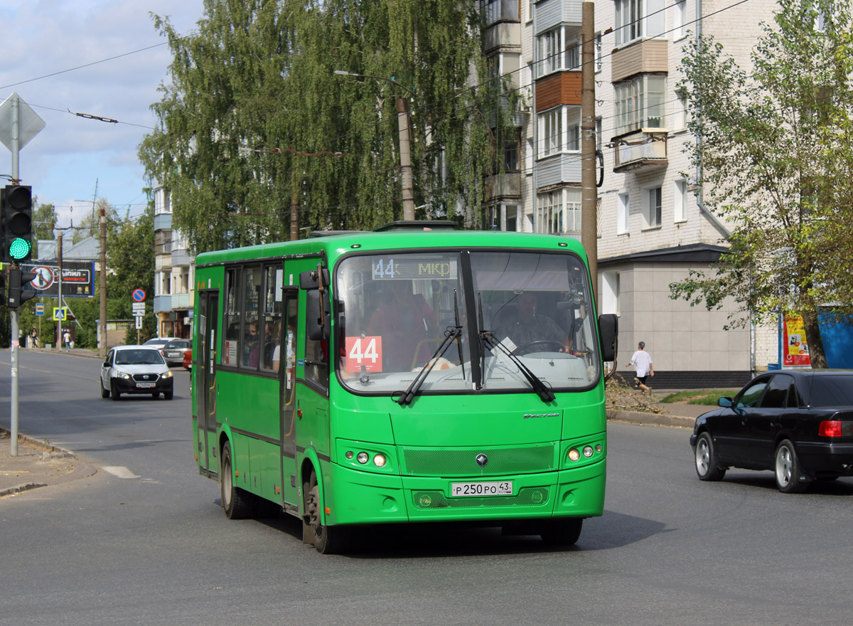 Kirov region, PAZ-320414-04 "Vektor" (1-2) № Р 250 РО 43