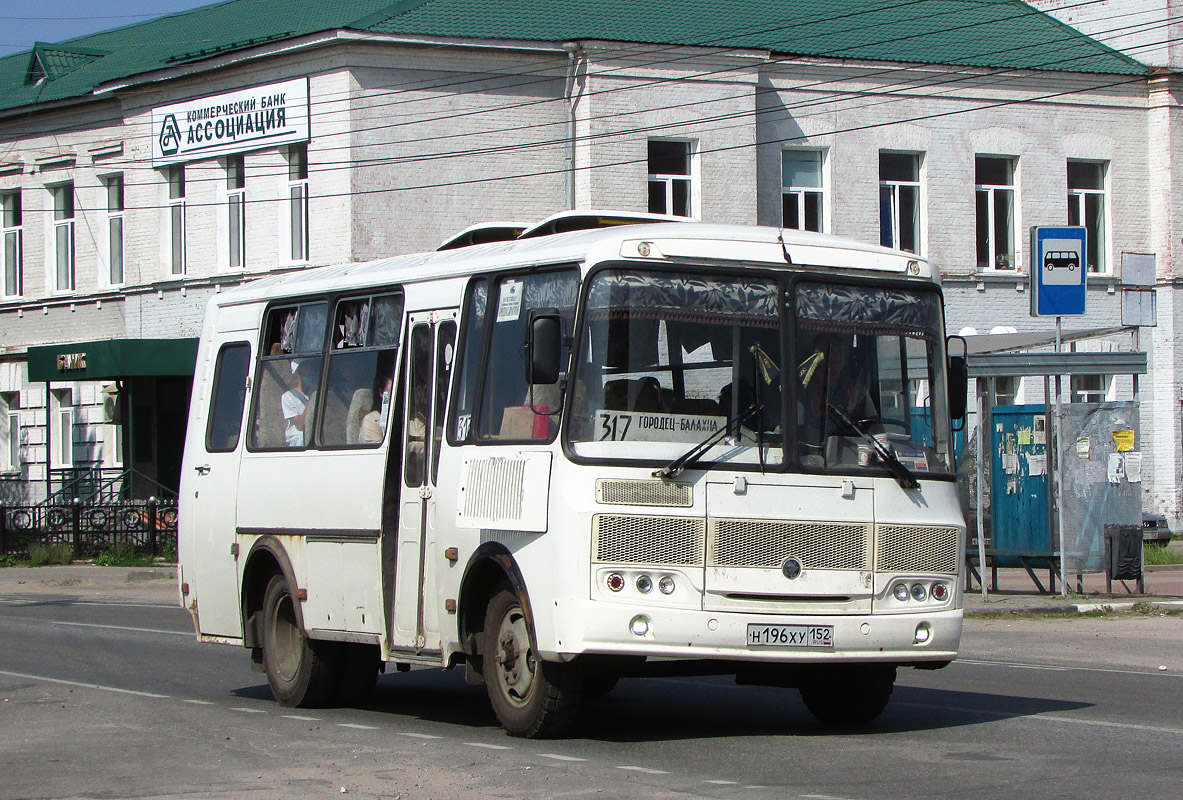 Nizhegorodskaya region, PAZ-32053 # Н 196 ХУ 152