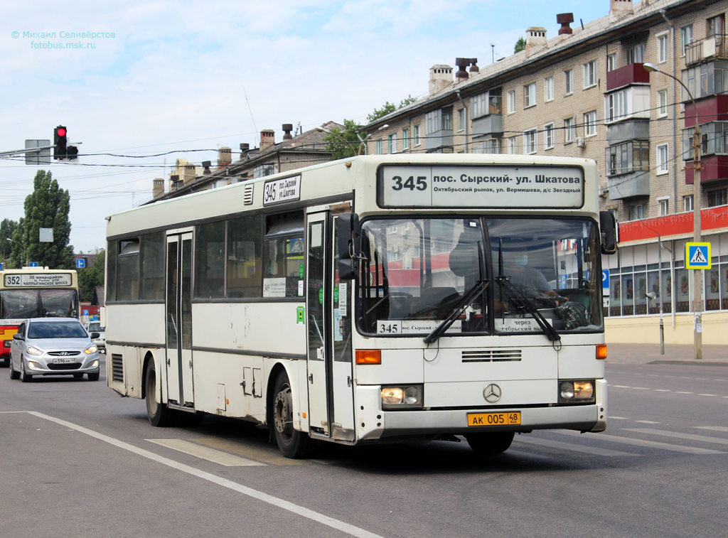 Липецкая область, Mercedes-Benz O405 № АК 005 48