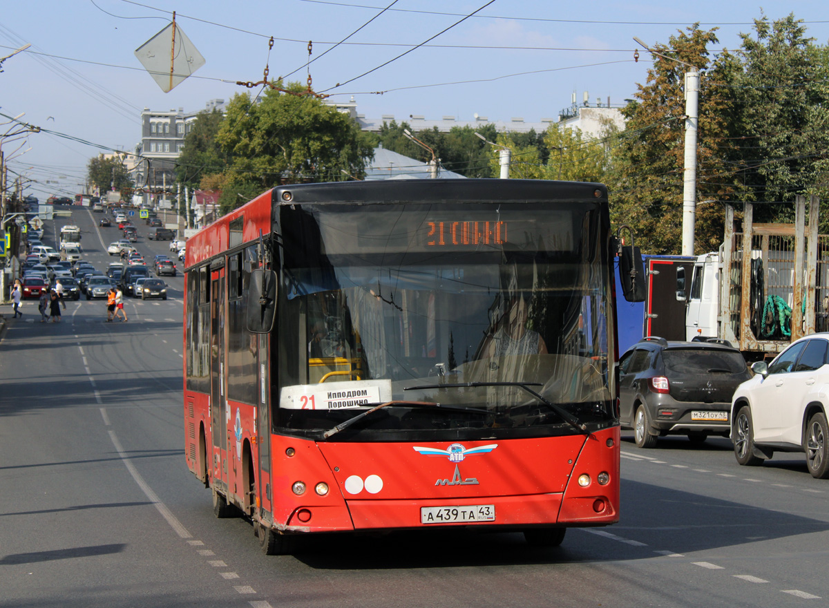 Кировская область, МАЗ-206.068 № А 439 ТА 43