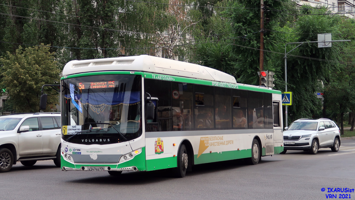 Воронежская область, Volgabus-5270.G2 (CNG) № Х 347 ЕЕ 136