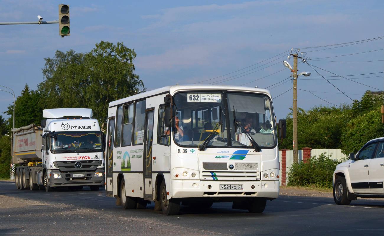 Санкт-Петербург, ПАЗ-320302-11 № 9739