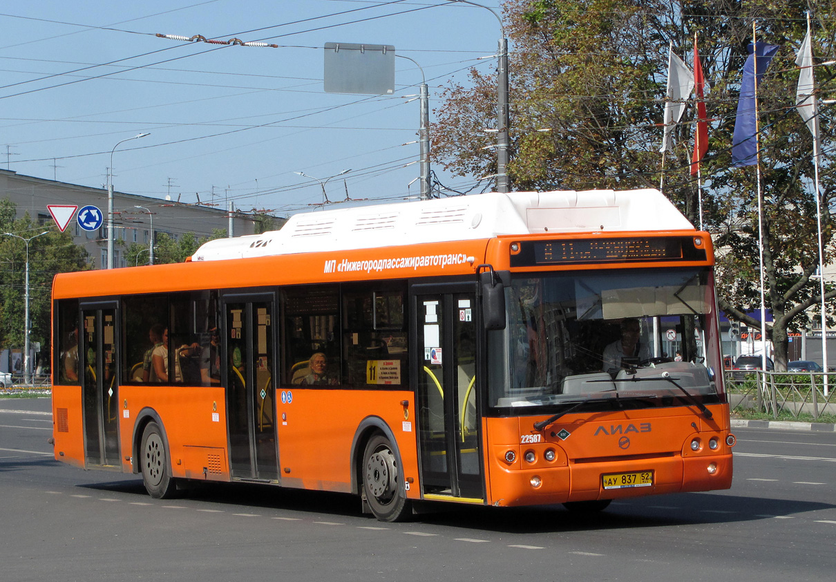 Нижегородская область, ЛиАЗ-5292.67 (CNG) № 21587