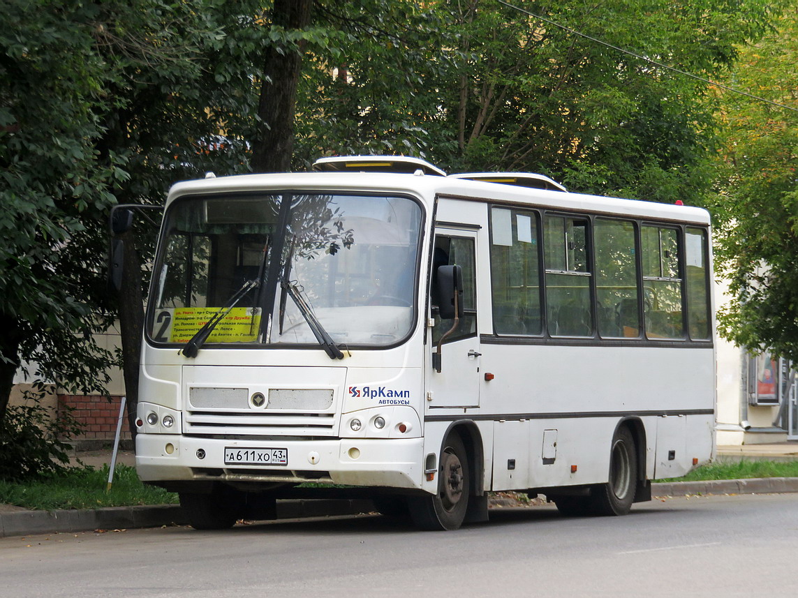 Кировская область, ПАЗ-320402-05 № А 611 ХО 43