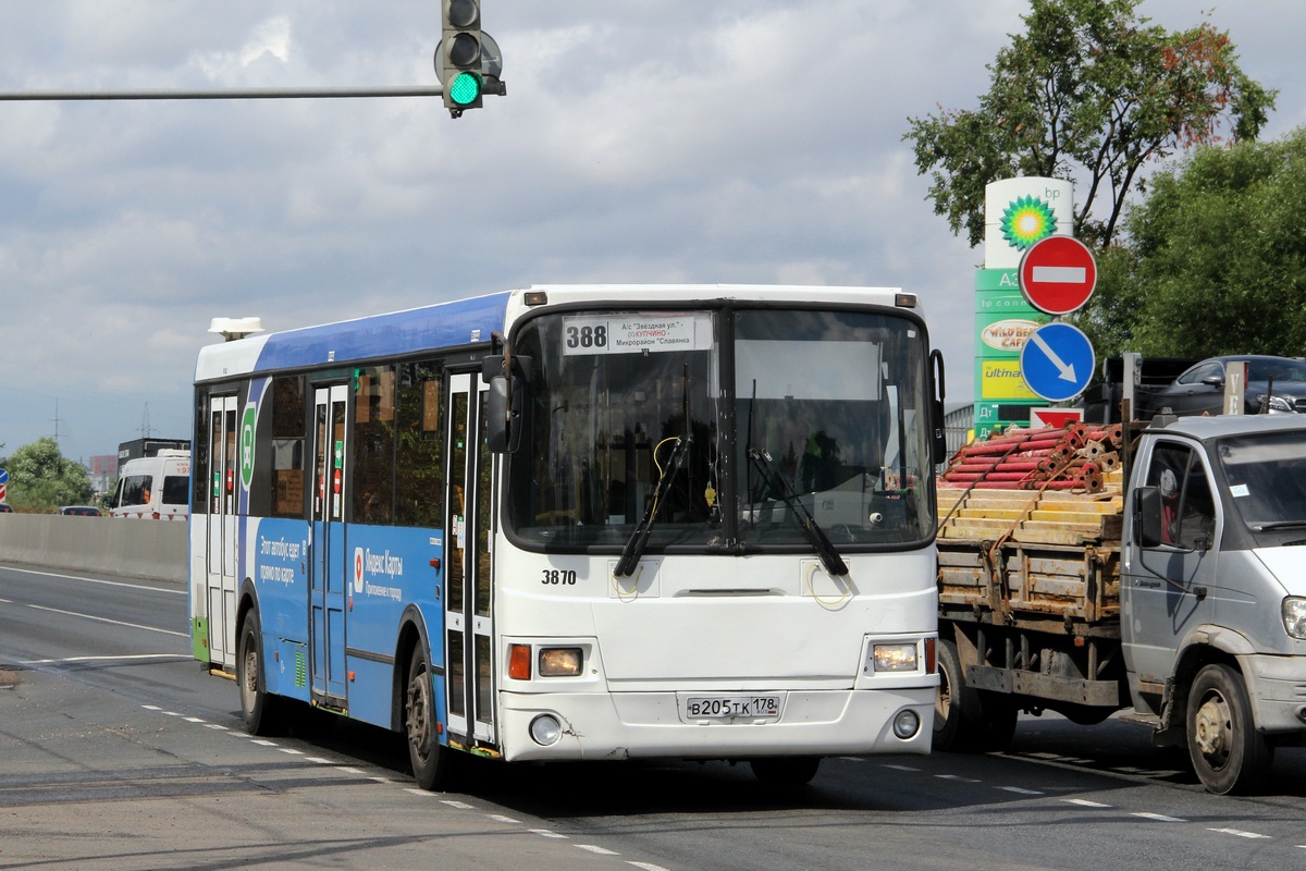 Санкт-Петербург, ЛиАЗ-5293.60 № 3870