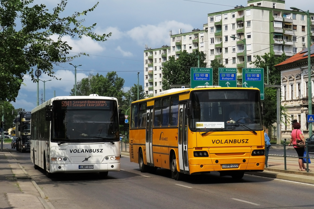 Венгрия, Alfabusz Regio № LMF-317; Венгрия, Ikarus C56.42 № HPR-222