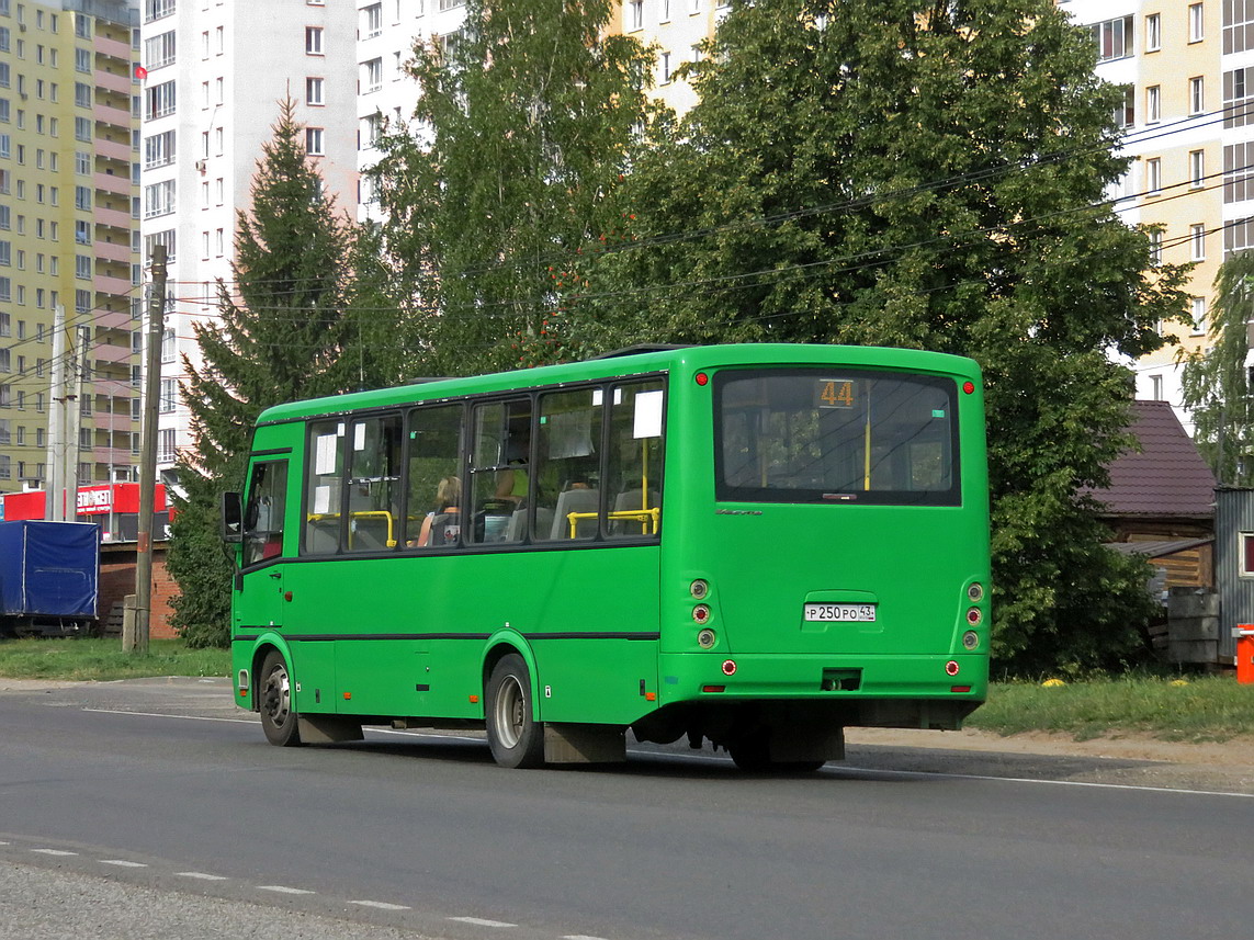 Kirov region, PAZ-320414-04 "Vektor" (1-2) Nr. Р 250 РО 43