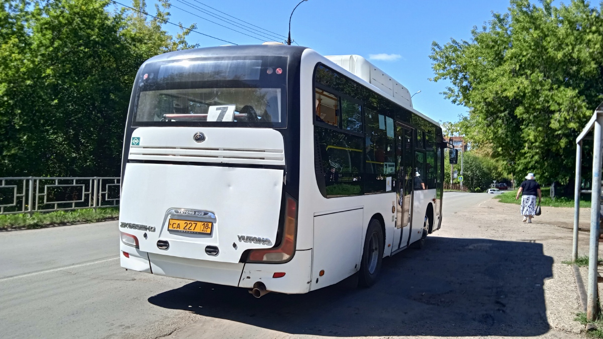 Удмуртия, Yutong ZK6852HG № СА 227 18