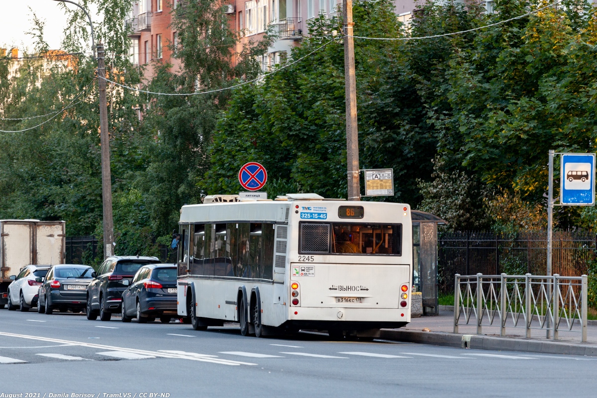 Санкт-Петербург, МАЗ-107.466 № 2245