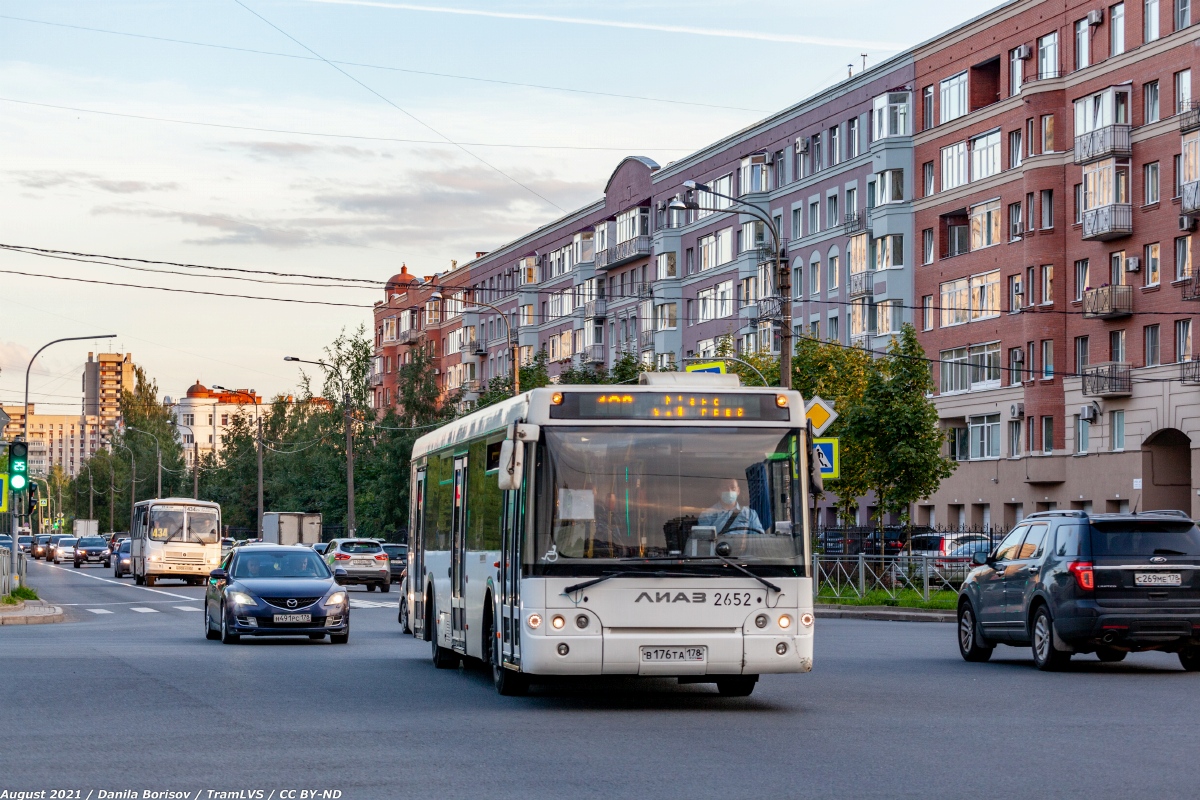 Санкт-Пецярбург, ЛиАЗ-5292.60 № 2652