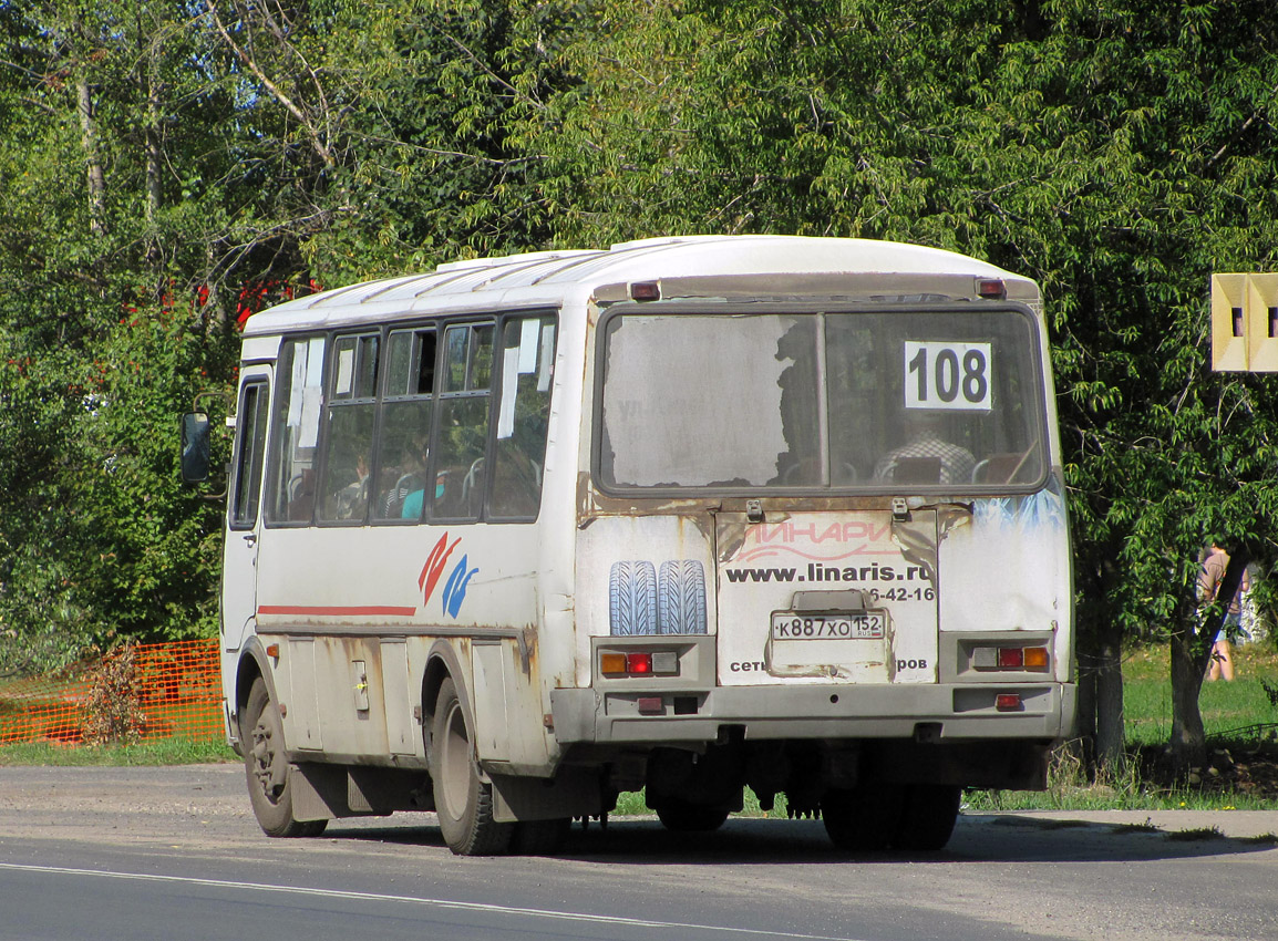 Нижегородская область, ПАЗ-4234 № К 887 ХО 152